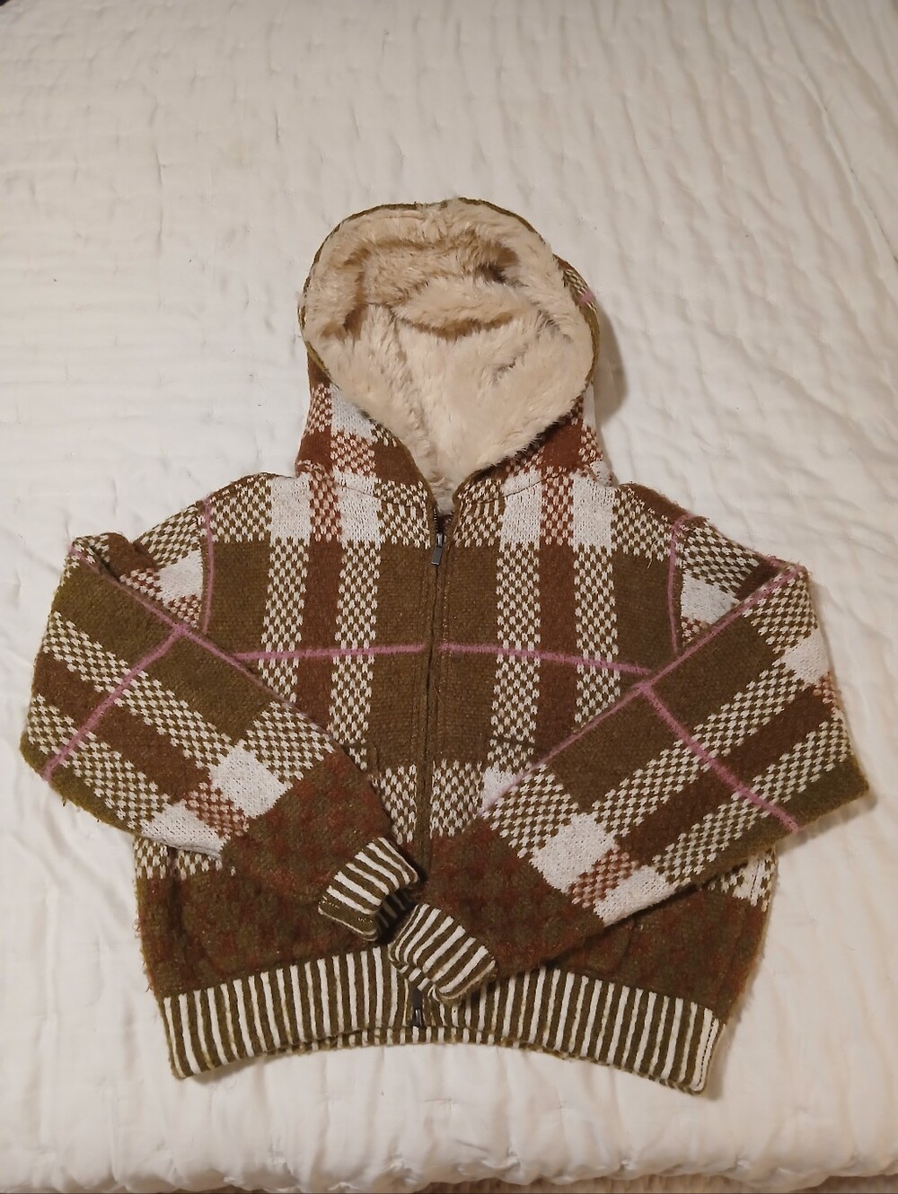 Free People Namesake Faux Fur Lined Hoodie